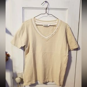 CANDA Beige Women’s Blouse